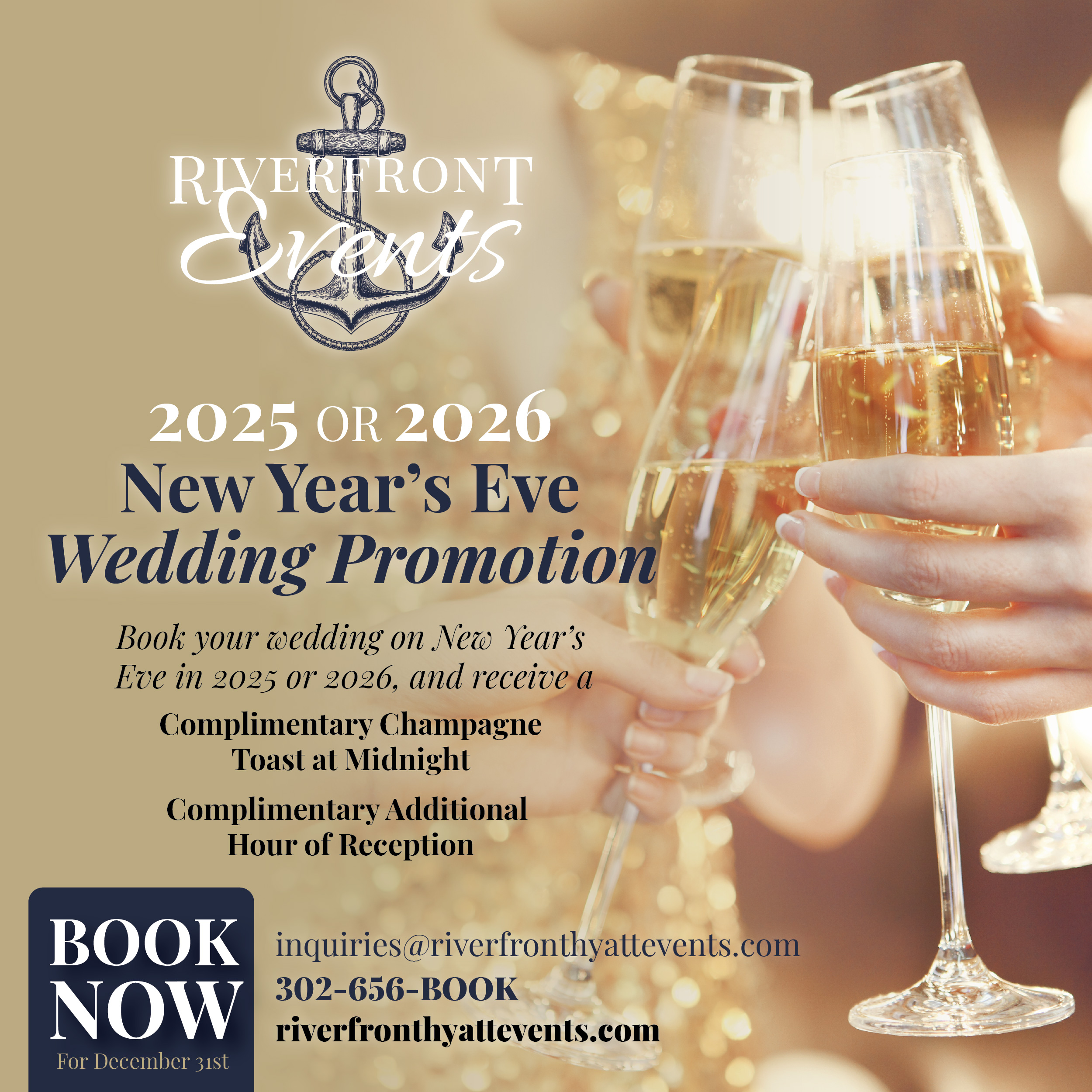 RivEvents_NYEWeddingPromo2-01 Book your event through labor day and save